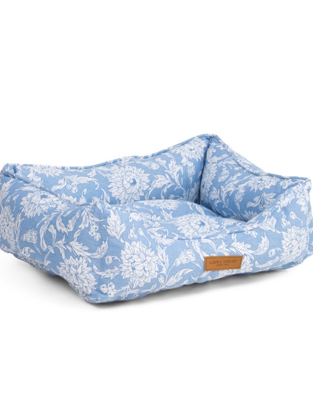 🐾 Laura Ashley Floral Pet Bed ~ Dahlia Sky Blue ~ COMFY